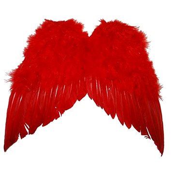 

Funny Fashion Křídla červená - menší