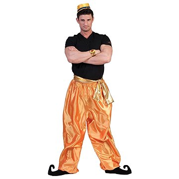 Funny Fashion Pánský kostým Sultán kalhoty zlaté 48-50 M