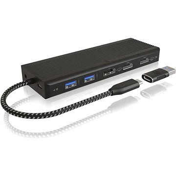 

Icy Box IB-DK4080AC 9v1 USB-C/USB-A/Thunderbolt 4 s duálním video výstupem