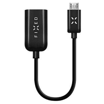 FIXED micro USB OTG adaptér černý - Redukce