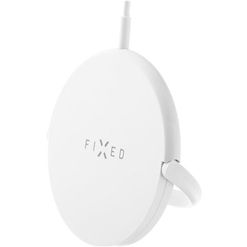 FIXED MagPad s podporou uchycení MagSafe 15W bílá - MagSafe bezdrátová nabíječka