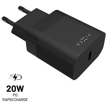 

FIXED s USB-C výstupem a podporou PD 20W černý