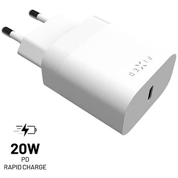 

FIXED s USB-C výstupem a podporou PD 20W bílý