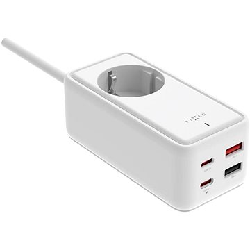 

FIXED Charging Strip s 2x USB-C a 2x USB GaN III PD 65W 1.5m bílý