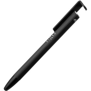 FIXED Pen 3v1 s funkcí stojánku hliníkové tělo černá - Dotykové pero