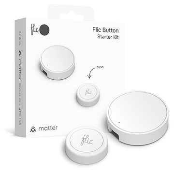 

Flic Button – startovací sada, bílá
