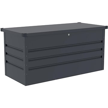 

G21 Zahradní úložný box Denver 280l, antracitový plechový