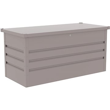 

G21 Zahradní úložný box Denver 400l, šedý plechový