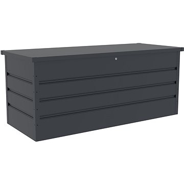 

G21 Zahradní úložný box Denver 770l, antracitový plechový