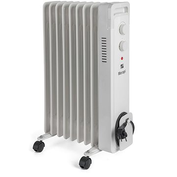 

G21 Merapi bílý, 9 žeber, 2000 W