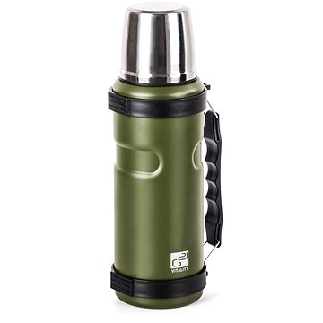 

G21 Termoláhev na pití, 1000 ml, khaki zelená s rukojetí