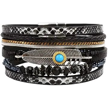 

GAIRA Náramek Boho 3157 černý