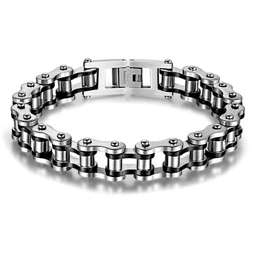 

Gaira Moto náramek 30027 Silver-Black