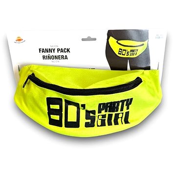 

Retro ledvinka žlutá - neon - 80.léta - disco