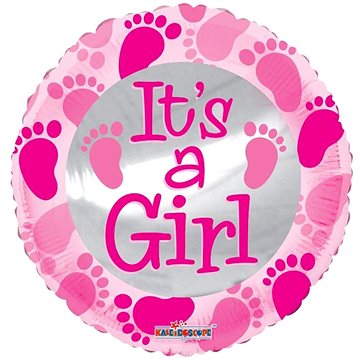 

SmartBallons Foliový balón kulatý It´s a Girl 45 cm, Baby Shower