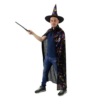 

Rappa Plášť čarodějnický s kloboukem pro dospělé