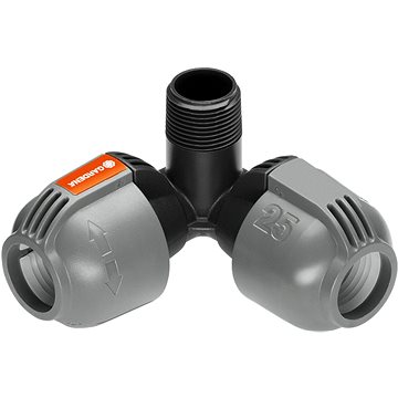 

GARDENA Připojení zadešťovače - rohový, L-kus 25 mm x vnější závit 3/4"