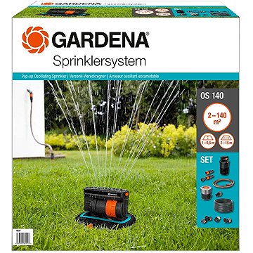 

GARDENA Zavlažovač 4-plošný zadešťovač OS 140 - sada