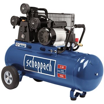 

SCHEPPACH Kompresor se vzdušníkem 100l, olejový tříválcový řemenový HC 550 TC
