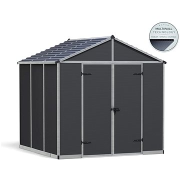 

PALRAM Domek zahradní RUBICON, 8 x 8 m, antracit