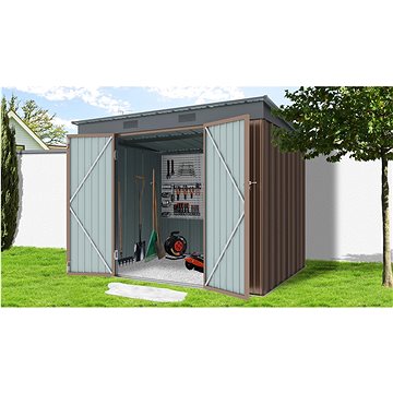 

RIWALL PRO Domek zahradní RMSP 6 × 8 m, hnědý