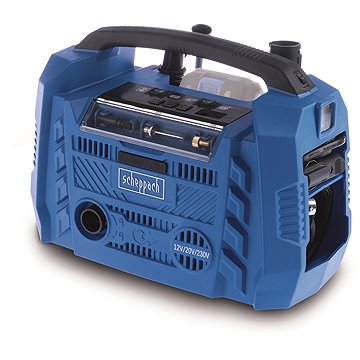 

SCHEPPACH Kompresor hybridní Air Force 6 (20V IXES, 12V, 230V, bez AKU)