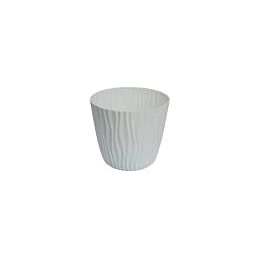 

GARDINO Květináč SAHARA,průměr 14 cm, vysoký 12,5 cm, bílý
