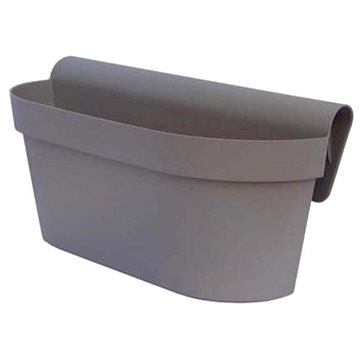

GARDINO Truhlík na zábradlí ESPRIT, 30 cm, mocca