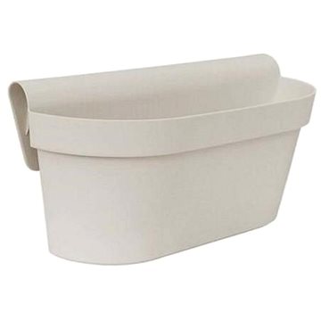

GARDINO Truhlík na zábradlí ESPRIT, 30 cm, béžový
