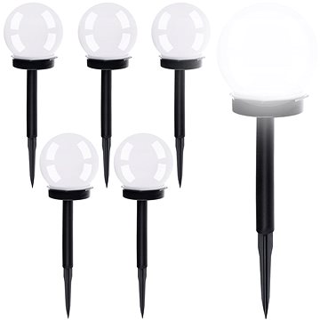 

Gardlov 23562 zahradní solární lampa koule 9 cm, IP44, 6 ks