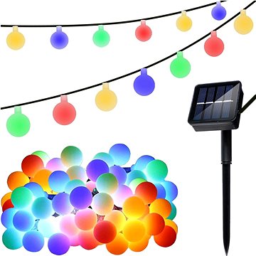 

Gardlov 23865 solární dekorační řetěz girlanda 7 m, 2 V 100 mAh, IP44