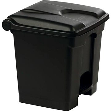 

Gastro Plastový pedálový koš 30 l, černý