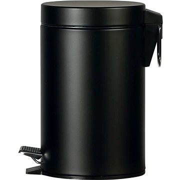 

Gastro Kovový pedálový odpadkový koš 3 l, černý