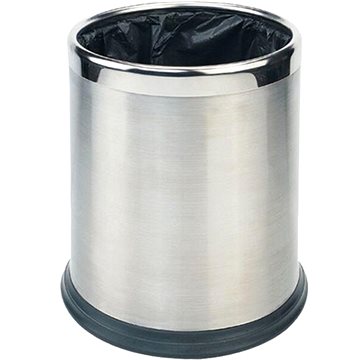 

Gastro Kovový odpadkový koš dvoustěnný 10 l, stříbrný