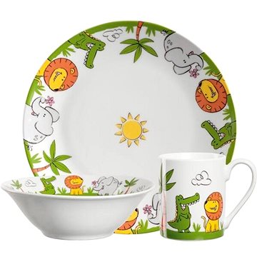 

Gastro Dětská jídelní sada krokodýl/slon/lev