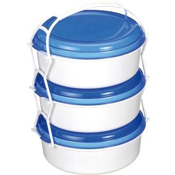 

Gastro Jídlonosič třípatrový 1 l, různé barvy, plast
