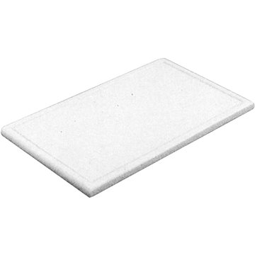 

Gastro Prkénko krájecí plastové 40x30x1 cm, s drážkou, bílé