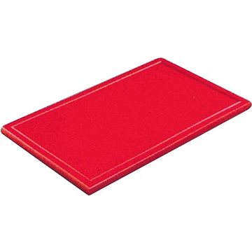 

Gastro Prkénko krájecí plastové 53x32,5x2 cm GN 1/1, s drážkou, červené