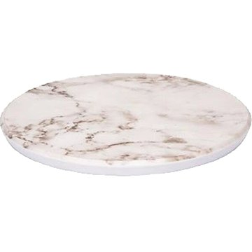 

Style Point Servírovací tác kulatý Mramor 23 cm, bílý