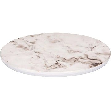 

Style Point Servírovací tác kulatý Mramor 28 cm, bílý