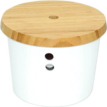 

Kesper Plastová dóza 21 cm, s bambusovým víkem