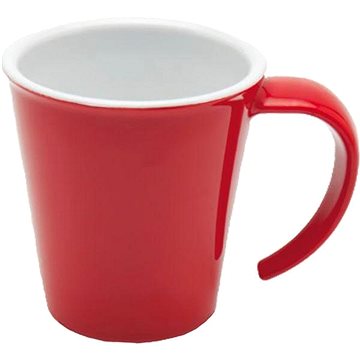 Ornamin Hrnek na kávu plastový 350 ml, červený