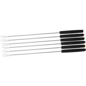 

Fackelmann Fondue sada vidliček 6 ks, nerez, 250 mm, s barevnou koncovkou