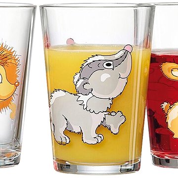 

Sklenice "Lesní zvířátka" 3 ks, 200 ml