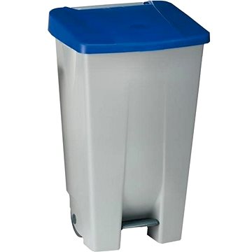 

Gastro Odpadkový koš nášlapný 120 l, šedá/modrá