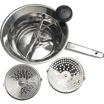 

Gastro Pasírovací síto pasírovač nerez 24 cm, 3 různé vložky