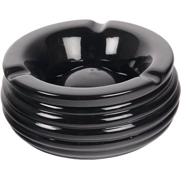 

Gastro Popelník venkovní do větru keramický 15 cm, černý