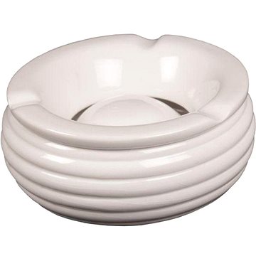 

Gastro Popelník venkovní do větru keramický 15 cm, bílý