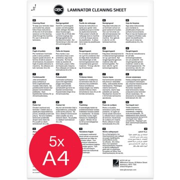 

GBC Premium A3/A4 čisticí listy pro laminátory
