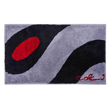 

GRUND Colani 35 Koupelnová předložka 60x100 cm, světle šedá černá
